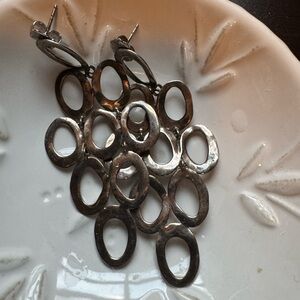 Ippolita Silver Open Oval Cascade Earrings